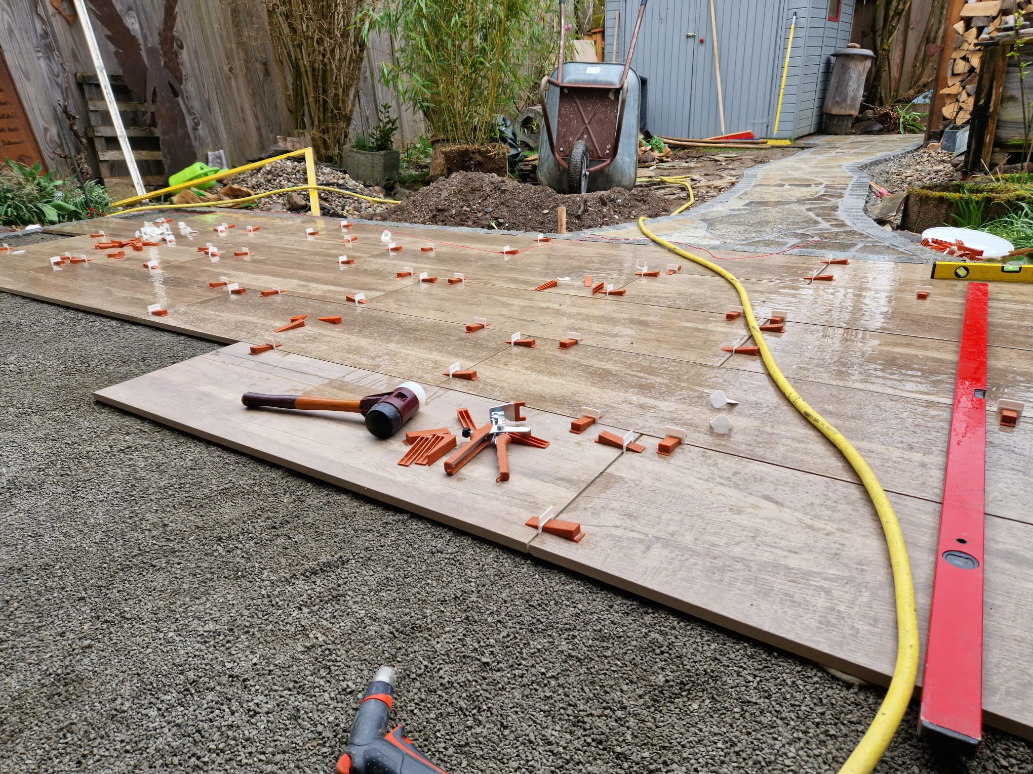 Pflasterverelegung